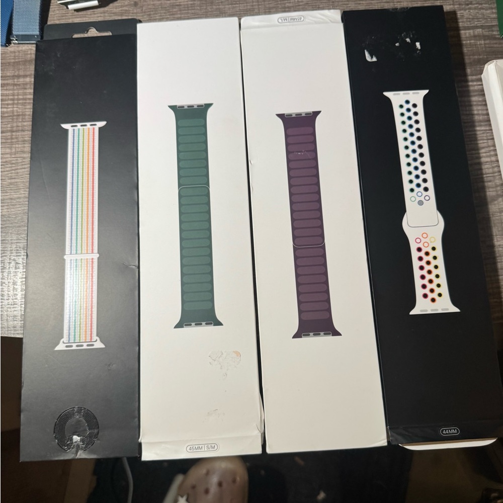 Apple Watch Bands - Rainbow, Green, Purple, White with Dots